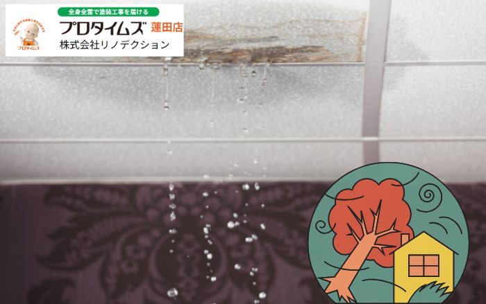 【台風後の雨漏れ対策】原因・応急処置・修理の流れを徹底解説