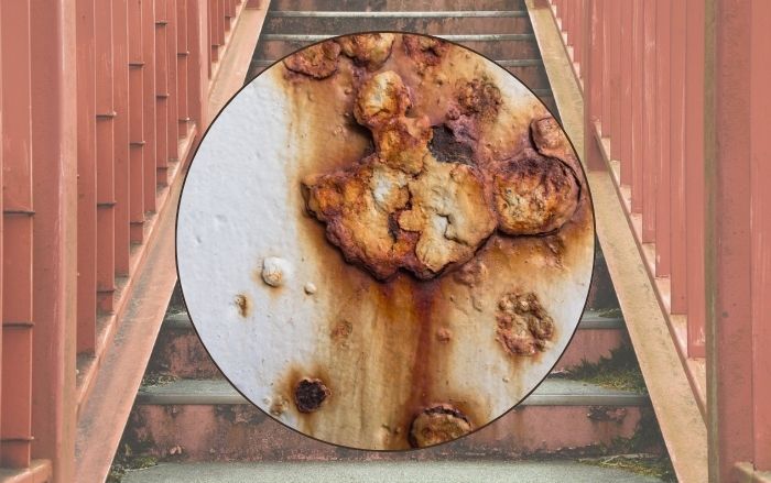 鉄部のサビを放置するとどうなるのか