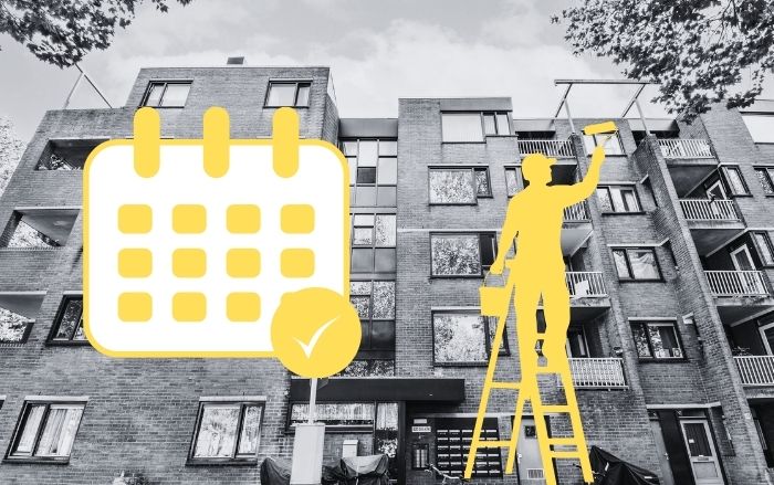 アパート外壁塗装の標準的な工程と期間の目安