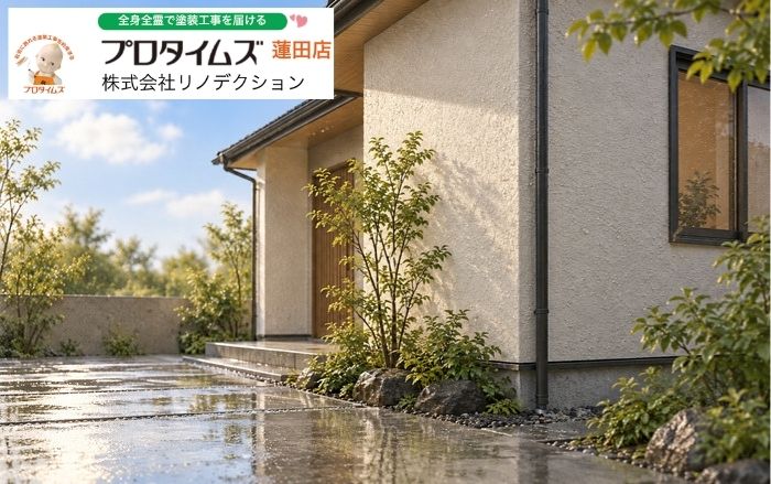 雨上がりの外壁塗装はいつ再開できる?蓮田市・白岡市で知っておきたい乾燥確認
